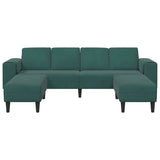 Sofa Set 3 pcs Dark green Velvet 3335124