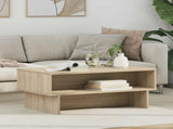 Coffee Table Sonoma Oak 80 x 46 x 35 cm Engineered Wood 8000222
