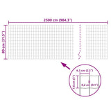 Euro Fence Steel 25x0.8 m Green 140590