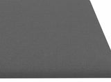 Wall Headboard 12 pcs Light Grey 60 x 15 cm Fabric 42020531