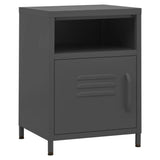 Nightstand Anthracite 35x35x51 cm Steel 336222