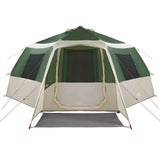Cabin Tent 12-Person Green and Grey 500 x 500 x 294 cm 42004056