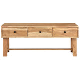 Coffee Table 100x50x40 cm Solid Acacia Wood 322669