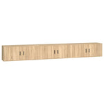 Wall-mounted TV Cabinets 3 pcs Sonoma Oak 100x34.5x40 cm 3188377