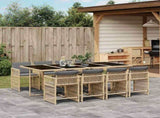 Garden Dining Set Mix Beige 3211644