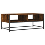 ZNTS Coffee Table Smoked Oak 100x51x40 cm Engineered Wood 835351