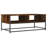 ZNTS Coffee Table Smoked Oak 100x51x40 cm Engineered Wood 835351