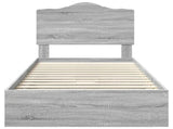 Storage Bed with Drawer Grey Sonoma 90 x 190 cm Engineered Wood 3413553