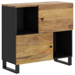 Sideboard with 2 Doors 80x33x75 cm Solid Wood Mango 352924