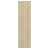 Wall-mounted TV Cabinet Sonoma Oak 37x37x142.5 cm Engineered Wood 805492