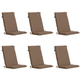 6-Piece High Back Bhair Cushions GEMERT 6 pcs 100% Polyester 945869
