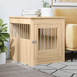 Dog Crate Furniture Sonoma Oak 64.5x80x71 cm Engineered Wood 838332