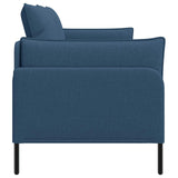 2-Seater Sofa Blue 188 x 81 x 89 cm Fabric 42048607