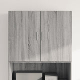 Wall Cabinet Grey Sonoma 80x42.5x64 cm Engineered Wood 846136