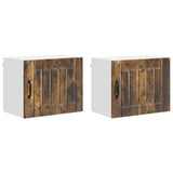 Wall Cabinet LUCCA 2 pcs Smoked Oak 50 x 31 x 40 cm 884905
