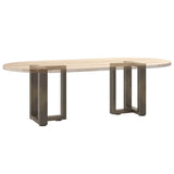 Coffee Table Legs T-Shaped 2 pcs Black 28x25x cm Steel 4013023