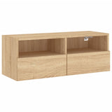 TV Wall Cabinet Sonoma Oak 80x30x30 cm Engineered Wood 836872