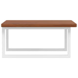 ZNTS Basin Shelf Wall Mounted Steel and Solid Wood Oak 3302484