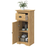 Bathroom Cabinet with Drawer BODO Honey Brown 44 x 30 x 90 cm 42023473