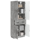 Cabinet Set 2 pcs Concrete Grey Engineered Wood 3416829