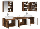 Bathroom Cabinet Set 5 pcs Old Wood Engineered Wood 3406437
