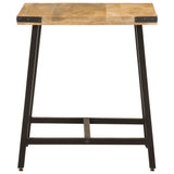 Side Table 45x45x50 cm Solid Wood Mango and Iron 372734