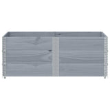 Garden Planter Grey 150x100 cm Solid Wood Pine 3295441