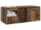 Bathroom Furniture Set 2 pcs Old Wood Engineered Wood 3404122