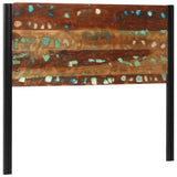 Headboard 120 cm Solid Wood Reclaimed and Iron 4017547
