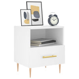 Bedside Cabinets 2 pcs White 40x35x47.5 cm Engineered Wood 827405
