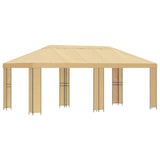 Garden Gazebo 6 x 3 m Cream Polyester and Steel 190 3376008