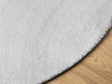 Rug HUARTE Short Pile Soft and Washable Grey 120 cm 375086