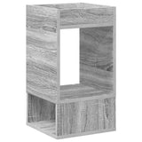 End Table 2 pcs Grey Sonoma 30 x 30 x 56 cm Engineered Wood 890939