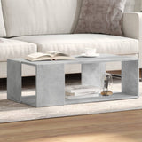 Coffee Table Concrete Grey 89,5x48x30 cm Engineered Wood 848153