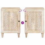 Bathroom Cabinet White 38 x 33 x 58 cm Engineered Wood 4018137