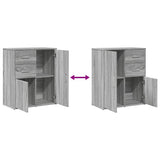 Sideboards 2 pcs Grey Sonoma 60x31x70 cm Engineered Wood 3276565