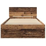Bed Frame Old Wood 203 x 104 x 70 cm Engineered Wood 3376050