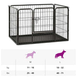 Puppy Playpen Steel 91.5x59x61 cm 170575