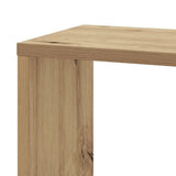 Wall Corner Shelf Artisian Oak 45x45x147 cm Engineered Wood 852644