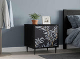 Bedside Cabinet DOKKUM 2 pcs Black Oak 36 x 33 x 51 cm 8007246