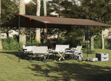Camping Tarp Brown 451x420 cm Waterproof 4009604