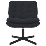 Swivel Relaxing Chair Black 63 x 75 x 76 cm Velvet 42007365