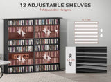 16-Compartment Media Shelf - Black T3398P344743