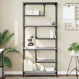 Bookcase Grey Sonoma 81x36x176 cm Engineered Wood 836226