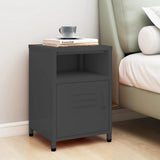 Nightstand Anthracite 35x35x51 cm Steel 336222