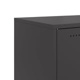 Sideboard Black 100.5x39x72 cm Steel 846740