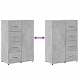 Sideboards 2 pcs Concrete Grey 60x31x84 cm Engineered Wood 3276591