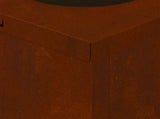 Solar LED Pathway Light 2 pcs Rusty Weathering Steel 879757