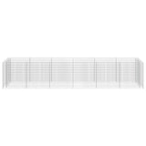 143554 Gabion Raised Bed Galvanised Steel 540x90x100 cm