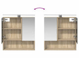 Bathroom Cabinet Set 5 pcs Sonoma Oak Engineered Wood 3406561